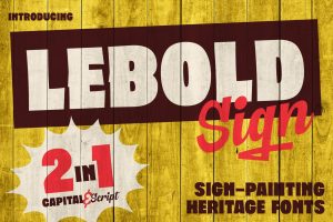 Lebold Sign – Vintage Sign Painting Fonts