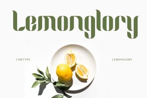 Lemonglory – Flowers Font