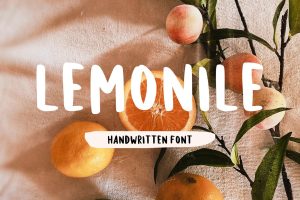 Lemonile – The Handwritten Font