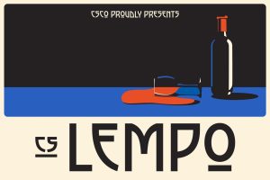 Lempo – Art Deco Font