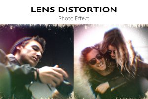 Lens Distortion Photo Effect