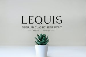 Lequis – Classic Serif Font