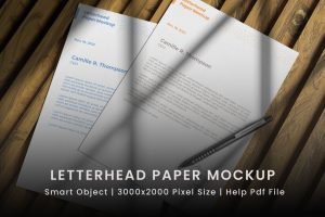 Letterhead Paper Mockup