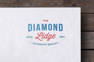 Letterpress Logo Mockup