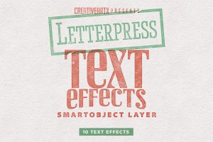 Letterpress Vintage Text Effects