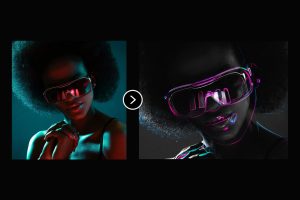 Light Contour Photo Effect