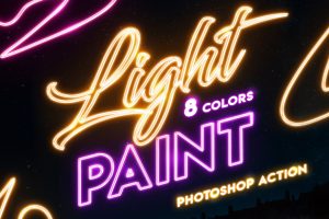 Light Painting – Photoshop Action