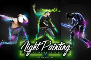 Light Painting Photoshop Action