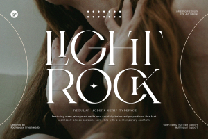 Light Rock – Elegant Modern Serif Font