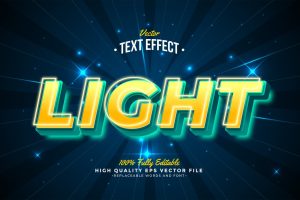 Light Text Effect