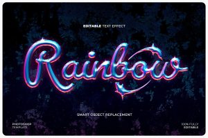 Liquid Chrome Text Effect