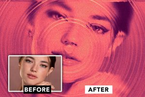 Liquid Distorted Image Effect