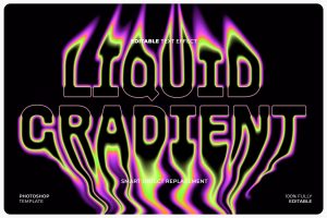 Liquid Gradient Text Effect