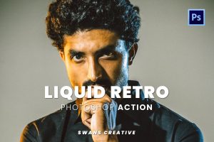 Liquid Retro Photoshop Action