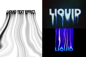 Liquid Text Effect