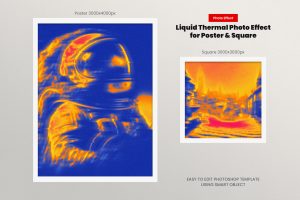 Liquid Thermal Photo Effect