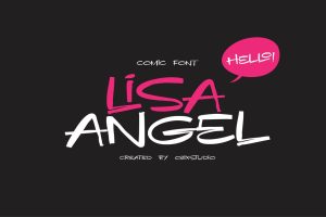 LISA ANGEL – Comic font