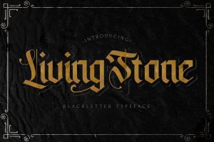 Livingstone – Blackletter Font