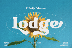 Lodge – Advertising Typeface