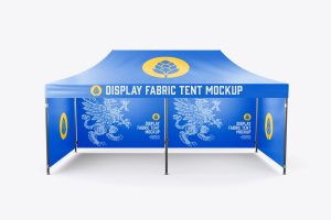 Long Display Tent Mockup