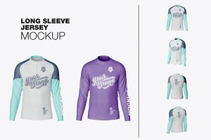 Long Sleeve Jersey Mockup