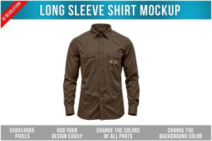 Long Sleeve Shirt Mockup