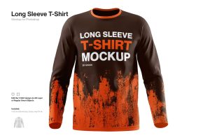 Long Sleeve T-Shirt Mockup