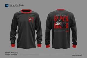 Long Sleeve T-Shirt Mockup