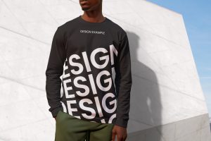 Long Sleeve T-Shirt Mockup