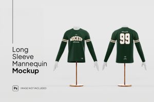 Long Sleeve T-Shirt Mockup