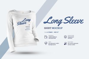 Long Sleeve T-Shirt Mockup