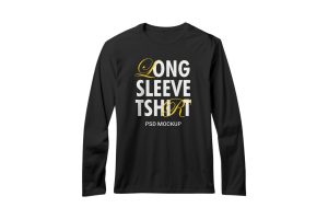 Long Sleeve T-Shirt Mockup