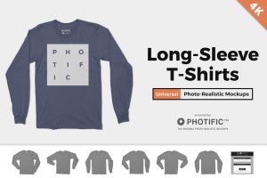 Long Sleeve T-Shirt Mockups