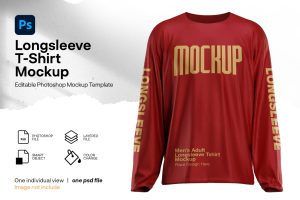 LONGSLEEVE T SHIRT MOCKUP