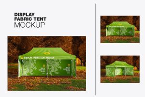 Loong Fabric Display Tent Mockup
