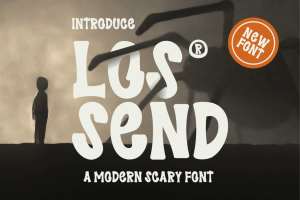 Lossend – Modern Scary Font
