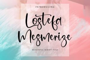 Lostefa Mesmerize – Beautiful / girly font