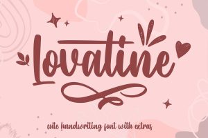Lovatine – Cute Font