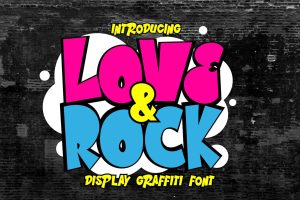 Love and Rock – Display Graffiti Font