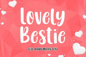 Lovely Bestie – Valentine Font