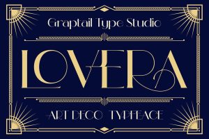 Lovera – Art Deco Typeface