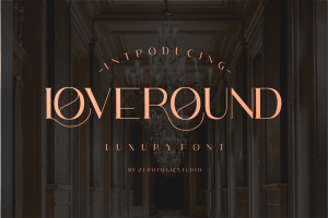 LOVEROUND LUXURY FONT
