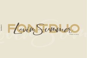 Loving Summer | Font Duo