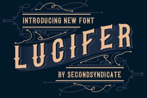 LUCIFER – Black letter font