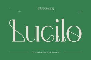 Lucilo – Art Noveau Font