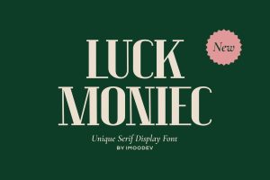Luck Moniec – Luxury Font