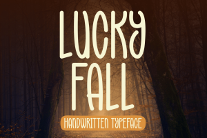Lucky Fall – Handwritten Typeface