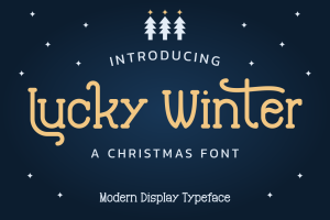 Lucky Winter – Christmas Font