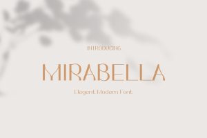 Luxury Branding Font – Mirabella