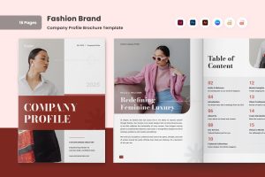Luxury Fashion Business Company Profile Brochure